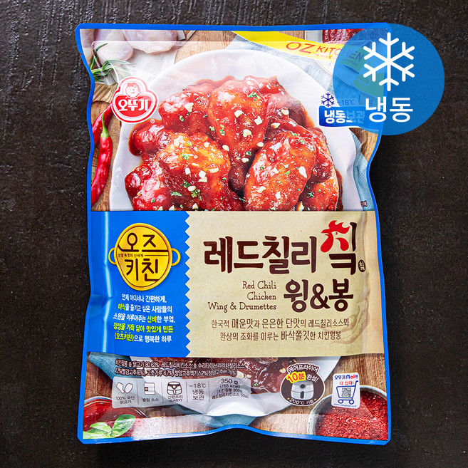 오뚜기 오즈키친 레드칠리 치킨 윙봉 (냉동), 350g, 1개