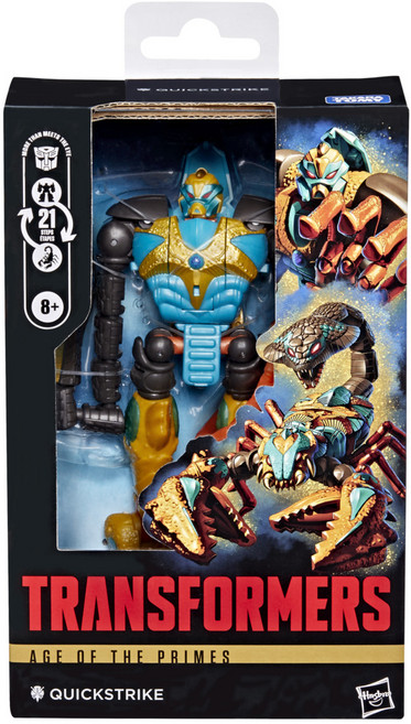 TRANSFORMERS 變形金剛 變形金剛世代系列至尊紀元 豪華戰將 Quickstrike, 混合顏色, 1個