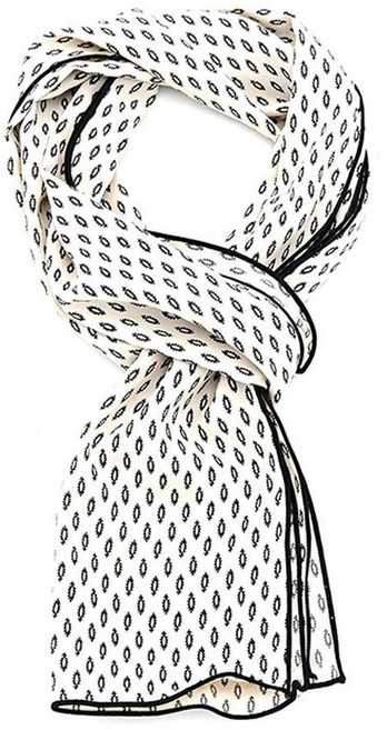 WIMAC 男士 Akel Liftree 長款圍巾 象牙白