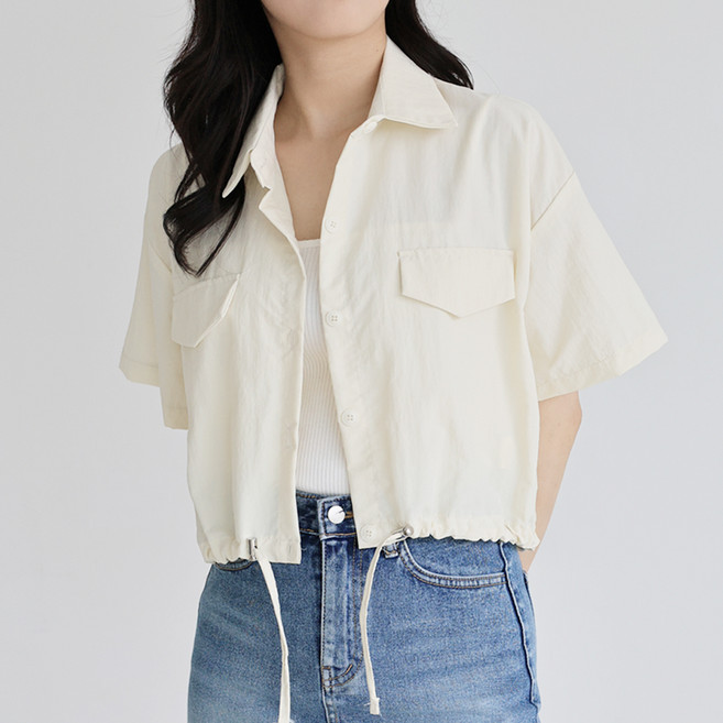 모이르벨라 온드 카라 반팔 점퍼 O24SS2-A0393