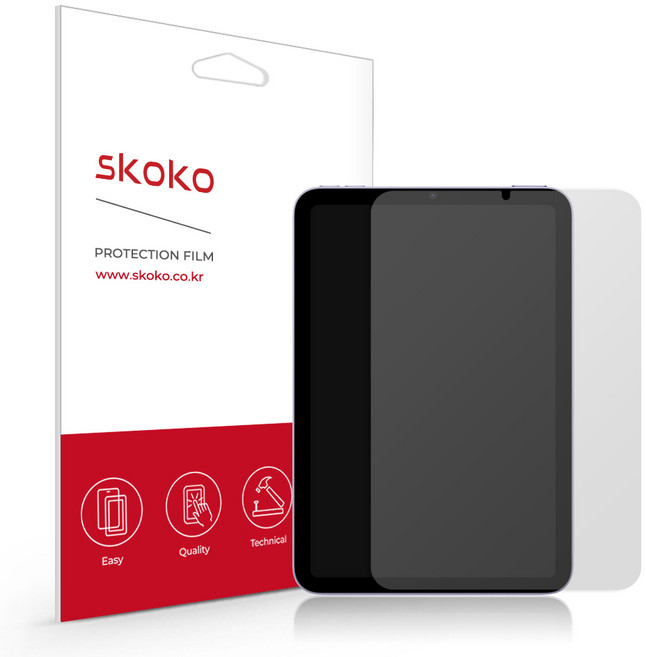 스코코 태블릿PC 저반사 액정보호필름 세트, 1개