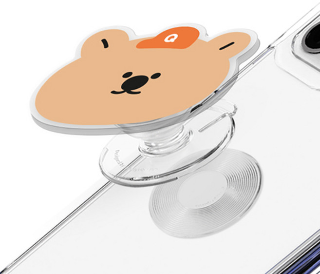 트라이코지 쿼카 모자 아크릴 체인지톡, 쿼카 모자 오렌지, 1개