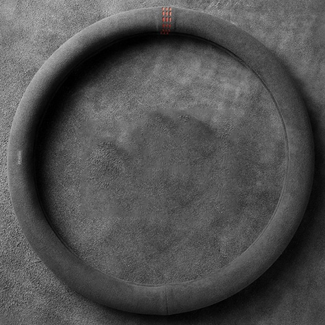 어반카 차량용 스프린트 알칸타라 핸들커버 O형, 레드