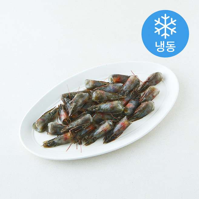 살맛나요 무항생제 인증 새우머리 육수 튀김 구이용 (냉동), 1개, 1kg