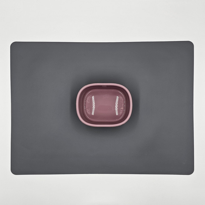 집사람 실리콘 테이블 매트, 다크그레이, 30 x 40 cm, 1개