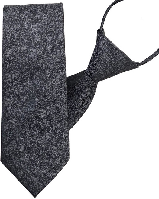 엘르 남성용 자동 지퍼 넥타이