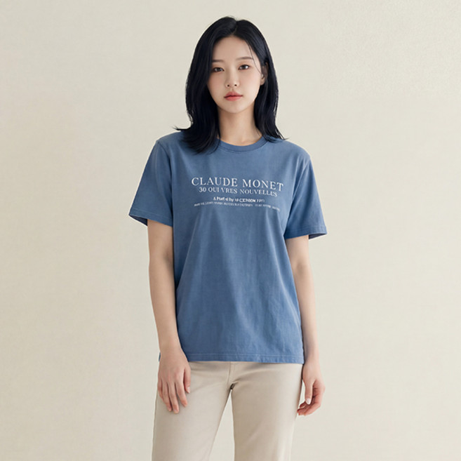 레몬소울 여성용 CLAUDE 반팔 티셔츠