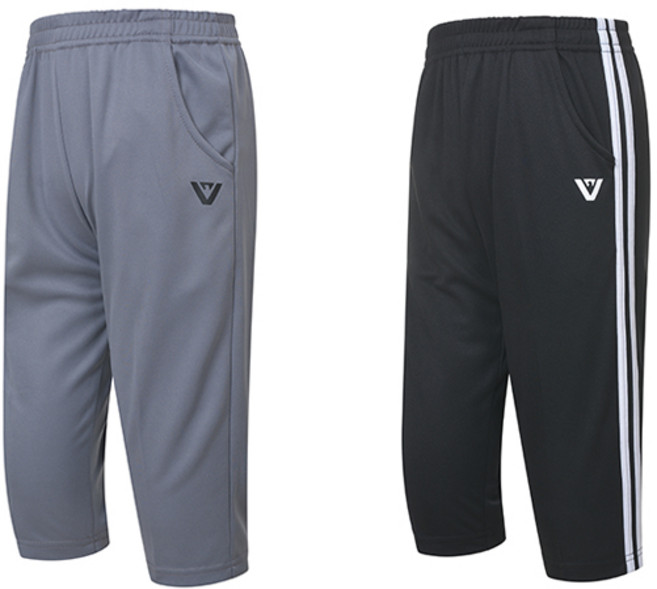 키스포 아동용 냉감 통기성 데일리 트레이닝 팬츠 2종 세트