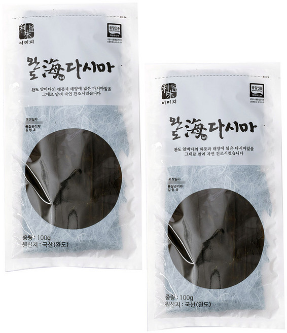 완도 해다시마, 100g, 2개