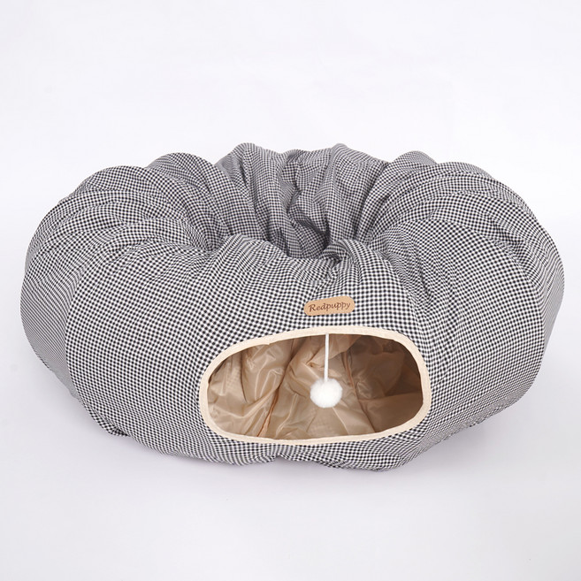 레드퍼피 개과천선 고양이 메이즈 링 숨숨터널, 타일 그레이, 1개