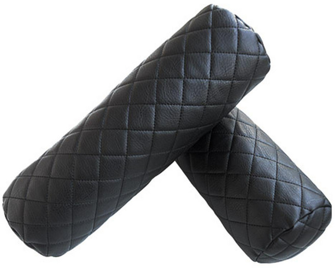 CARTEM EMOTION 圓柱車頸墊, 黑色, 2個