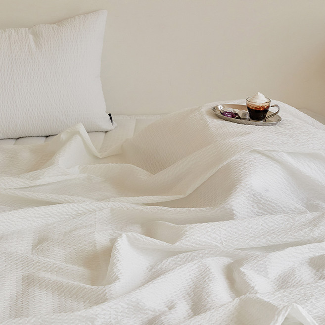 마틸라 클래식썸머 시어서커 여름 홑이불, 스노우화이트