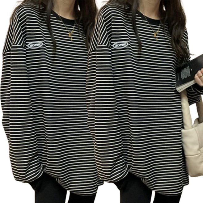 피어니스트 심플시크 스트라이프 맨투맨 티셔츠 2p