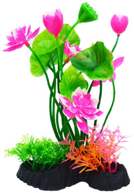 아쿠아테라 어항장식 인조수초 AT811TF, 1개