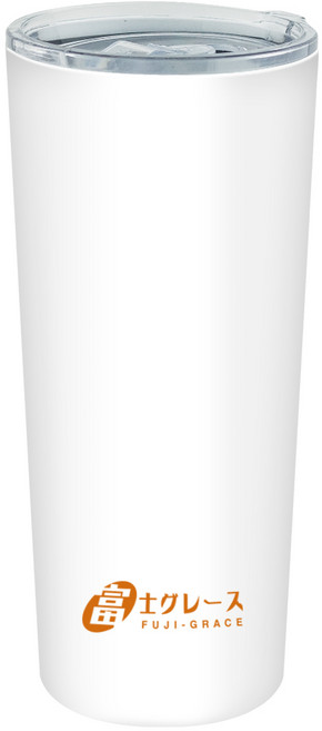 FUJI-GRACE 富士雅麗 不鏽鋼陶瓷易潔冰爆冰瓷杯 寬口大容量 雙層真空保溫保冷, 永晝白, 1L, 1個