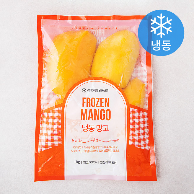 망고 (냉동), 1kg, 1개
