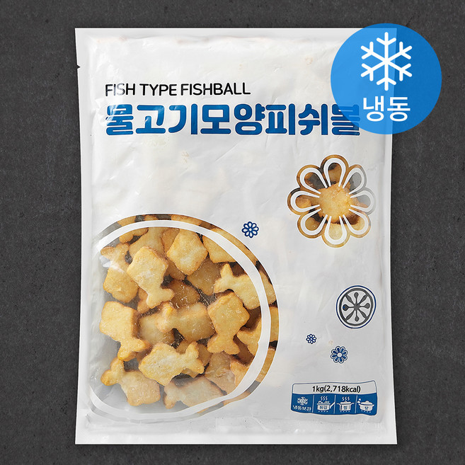 랜시 물고기 모양 피쉬볼 (냉동), 1kg, 1개