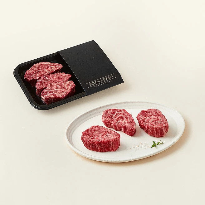 본앤브레드 한우 아롱사태 1++(9) (냉장), 150g, 1개 - 쿠팡