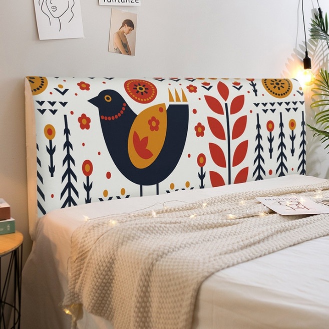 스트레치 노르딕 침대헤드 커버 Z02, 타입12