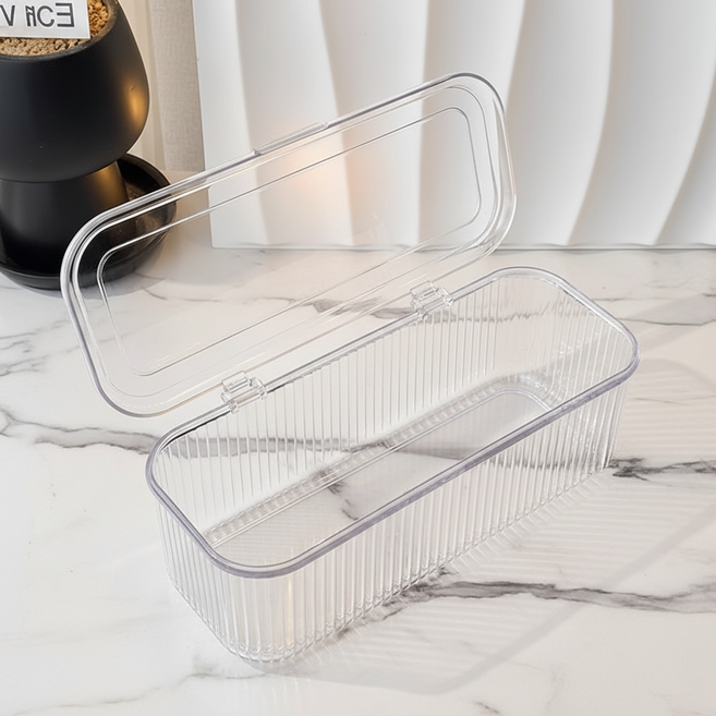 조인메이드 투명 뚜껑 다용도 보관함 외부케이스, 1개