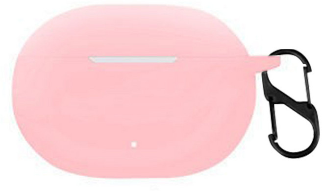 구스페리 애플 비츠 스튜디오 버즈 무선 블루투스 이어폰 실리콘 케이스 + 키링, 핑크, 1개