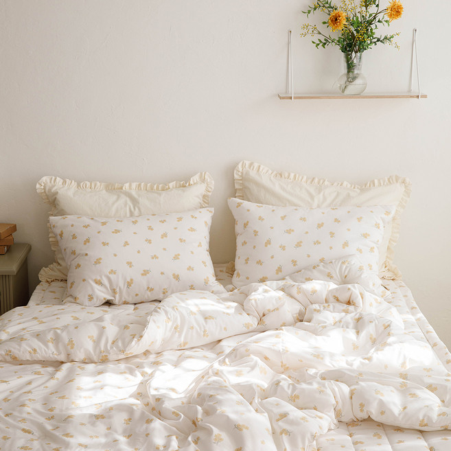 엘레나하임 건조기 가능 부드럽고 폭신한 모달 베개커버