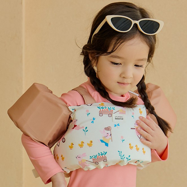 베베샤 아동용 애니멀 암링자켓 팔튜브 암튜브 퍼들점퍼, 1개, 피크닉가든