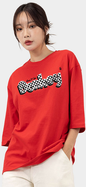 엘런아시 동키 7부 오버핏 통기성 티셔츠