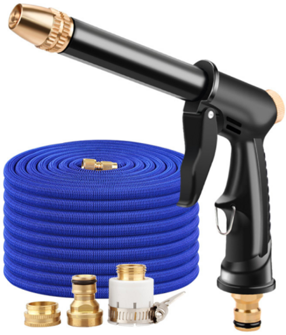 KOKA 多功能高壓清洗器 長槍型+水管 7.5m組, 1套, Blue