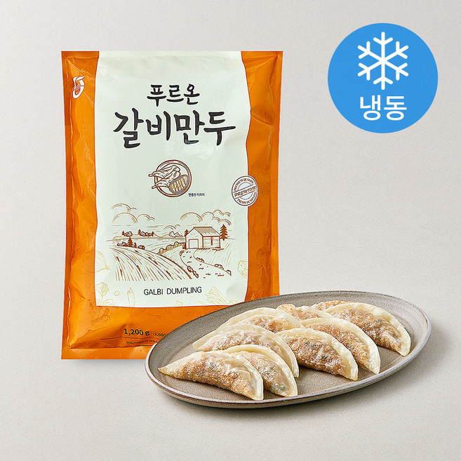 푸르온 갈비만두 (냉동), 1.2kg, 1개