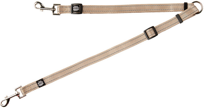 멍템 강아지 트윈줄, 베이지, 1개