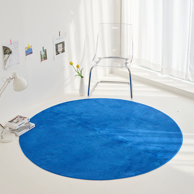 이니띠움 컬러 마일드 원형 러그