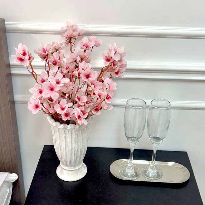 아르띠콜로 벚꽃 조화 인테리어 부쉬, 핑크, 3개