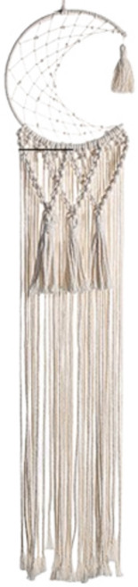 德芙洛商務 波西米亞風繩編捕夢網壁飾, 月亮