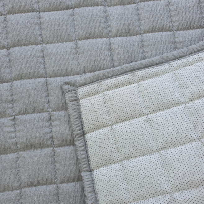 코잠데이 시원한 시어서커 누빔여름패드, 무지블랙