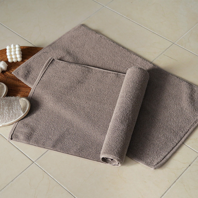 까사베르데 호텔식 심플 타월 발매트 2p, 브라운