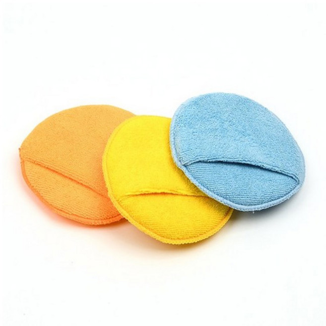 세차 왁싱 어플리케이터 스펀지 패드 3p, 랜덤 발송, 1세트