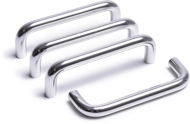 손잡이세상 10파이 디제이 2구 가구손잡이 크롬 P96, 4개