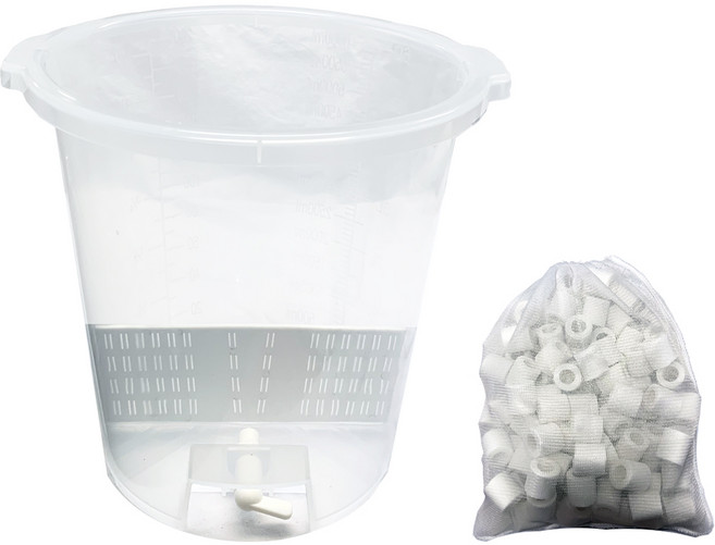 샘아쿠아 심플 여과재 환수통 6L + 여과링 1L 세트, 1세트