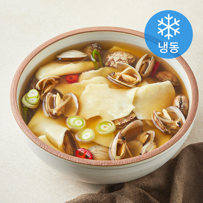 어나더테이블 바지락 폭탄 수제비 (냉동), 850g, 1개