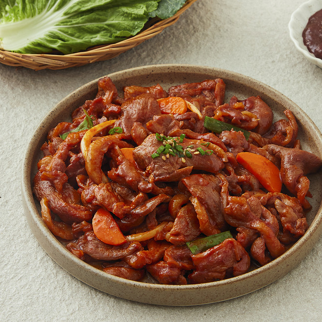 성화푸드 달수 양념오리주물럭, 1kg, 1개