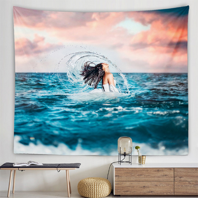 에어 그래픽 디자인 패브릭포스터 피치기모, J