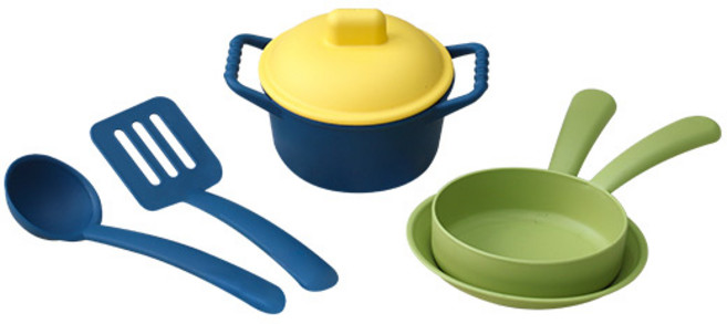 캐스비 데이지스쿨 싱글키친 주방놀이, 옐로우 + 옐로우그린 + 네이비, 1세트