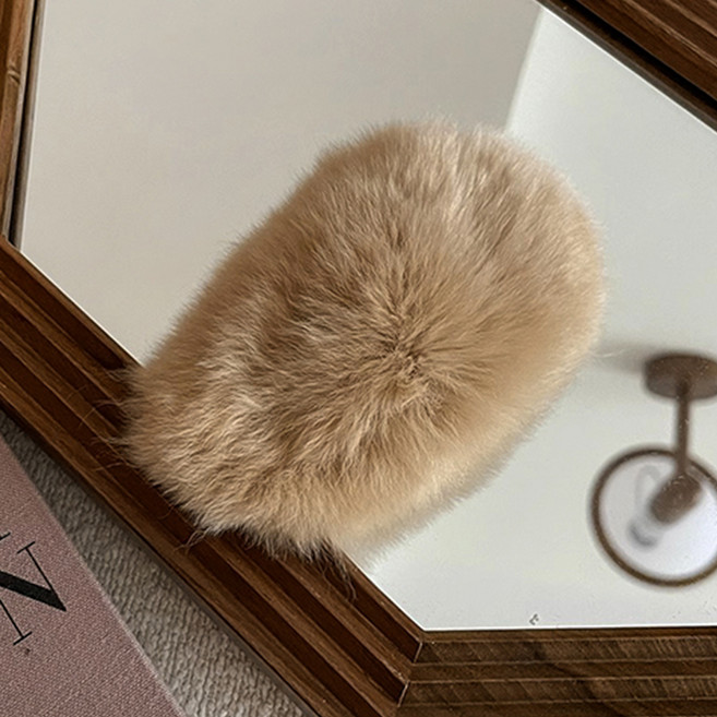 젤루나 보들한 빅사이즈 라운드 헤어 앞머리 똑딱핀 LH-151