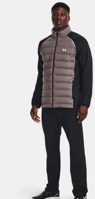 UNDER ARMOUR 安德瑪 男款 UA 高爾夫彈力拼接鋪棉外套 1366290-176