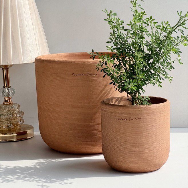 앙비까사 동그리 토분 화분, 피치(동그리(대), 1개