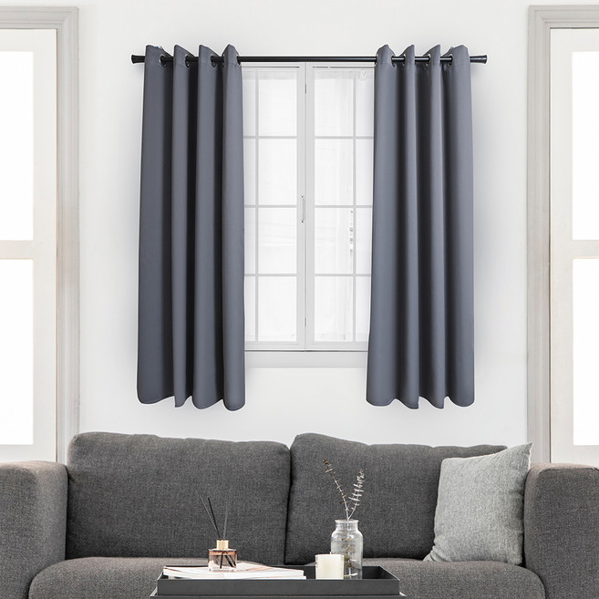 생활백서 아일렛 암막 커튼 숏 2p