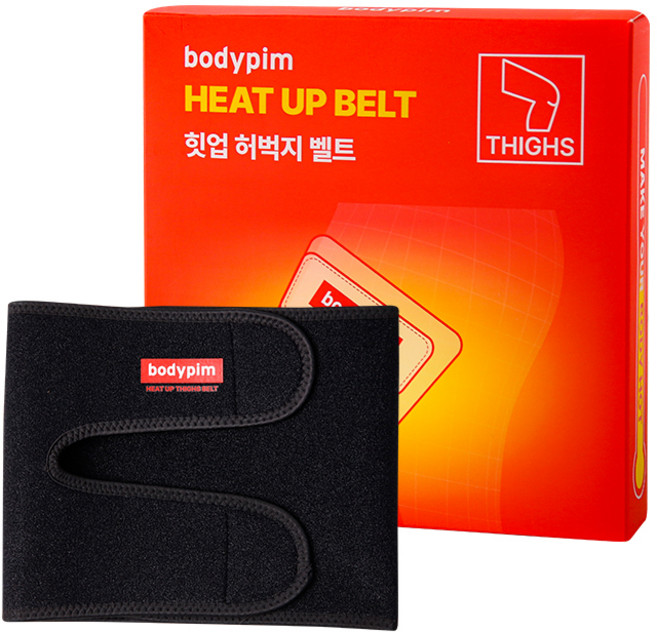 바디핌 허벅지형 자가 발열 힛업벨트 2p, 1세트