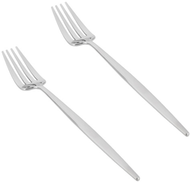 백산 국산 몽블랑 킹덤 실버 디저트포크, 2개