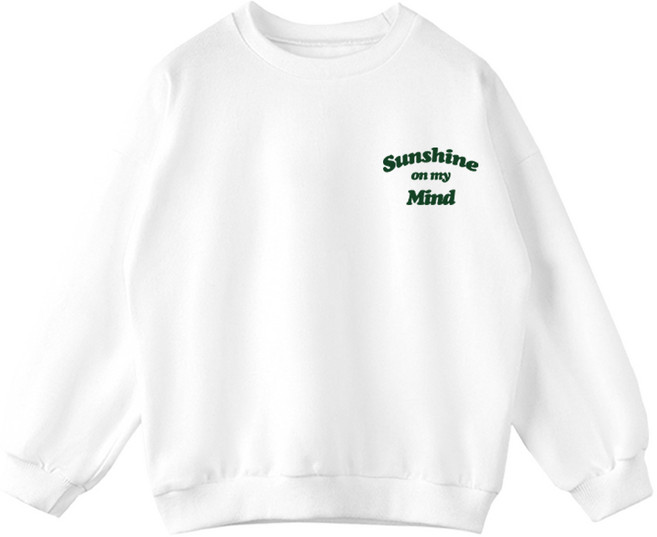 제니 주니어 오버핏 선샤인 맨투맨 JN1027M